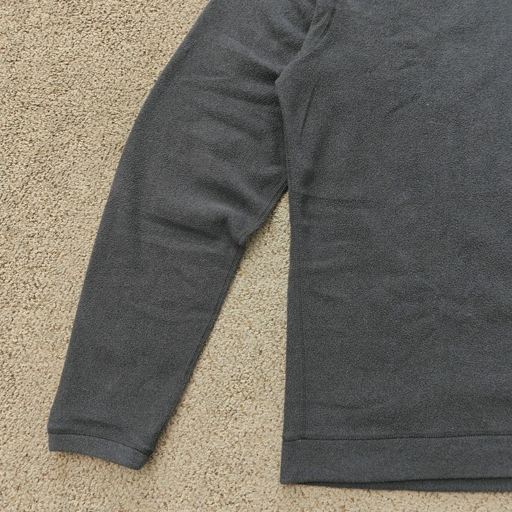 Stio Mens Fleece Crewneck Pullover Sweater Charcoal Gray Size Medium M